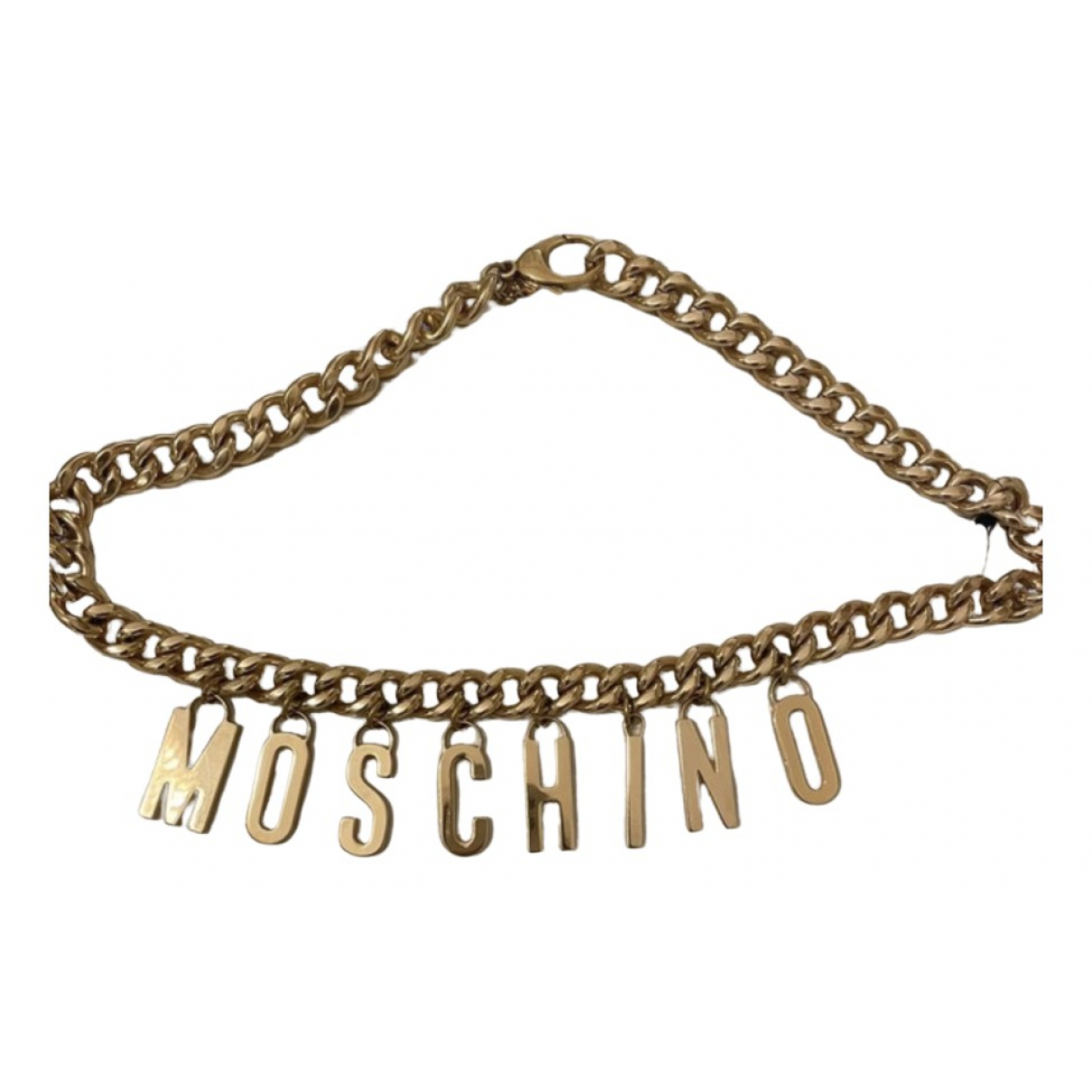 Belt Moschino Gold size S International 